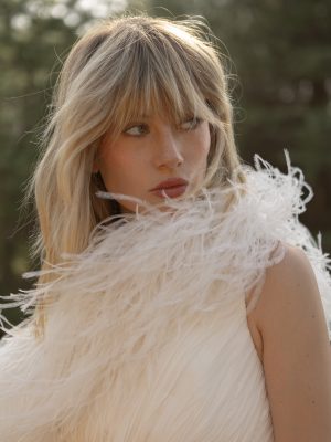 plumas de avestruz